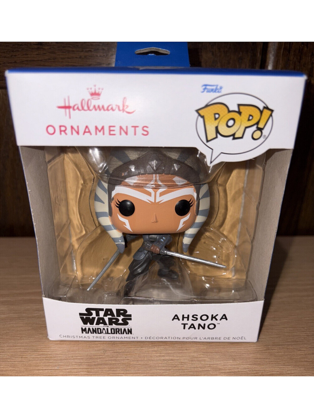 Hallmark Funko POP! Star Wars Mandalorian Ahsoka Tano Christmas Ornament NIB
